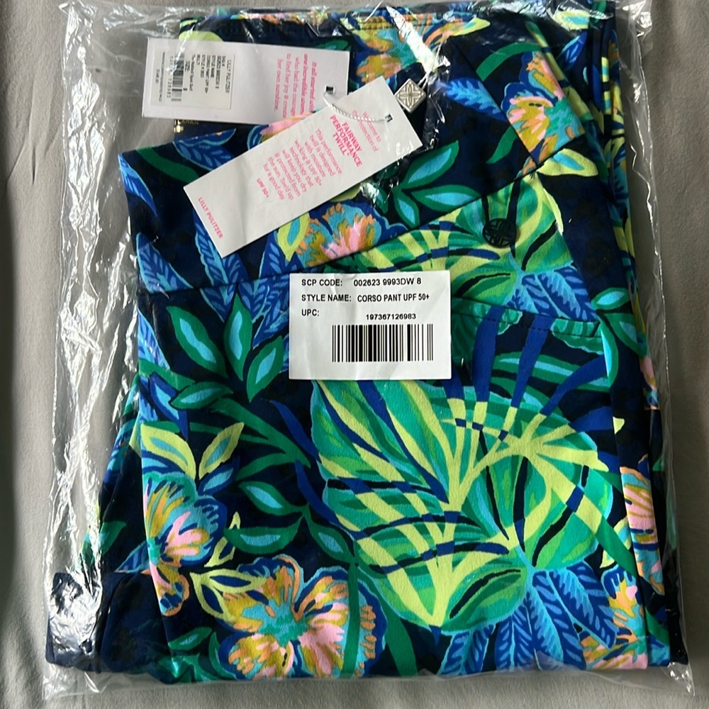 Lilly Pulitzer NWT Corso pants size 8